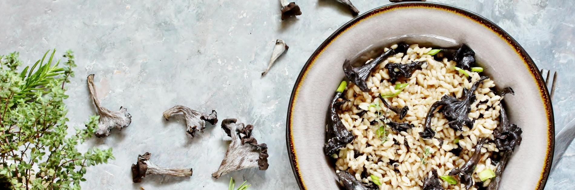 Risotto met shiitake